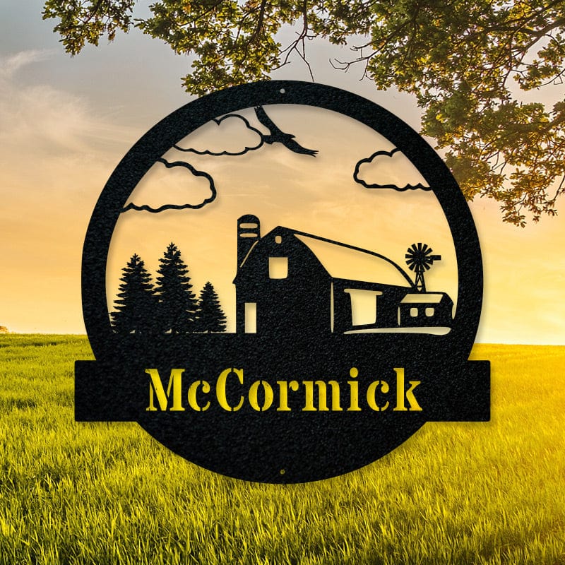 Farm Barn Monogram with