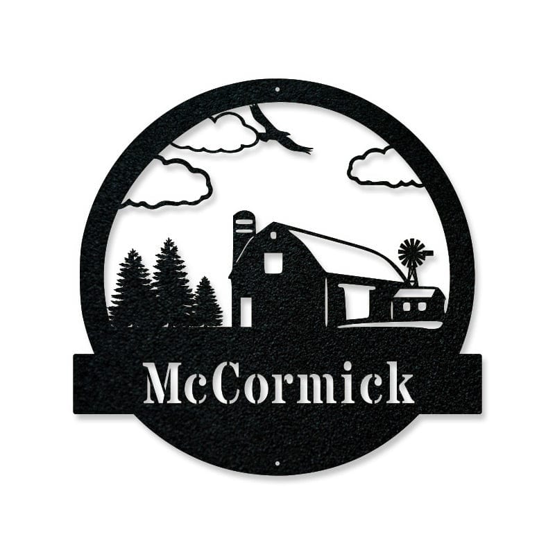 Farm Barn Monogram with