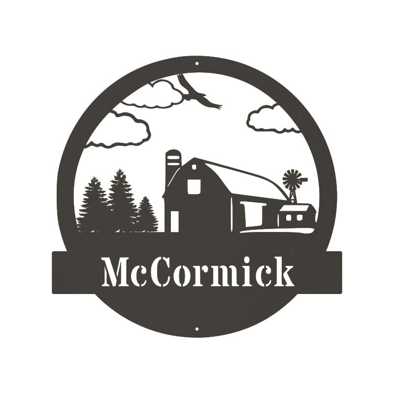 Farm Barn Monogram with