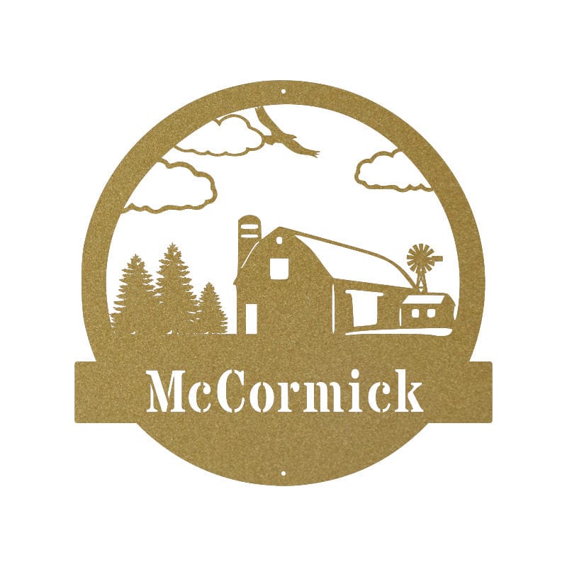 Farm Barn Monogram with