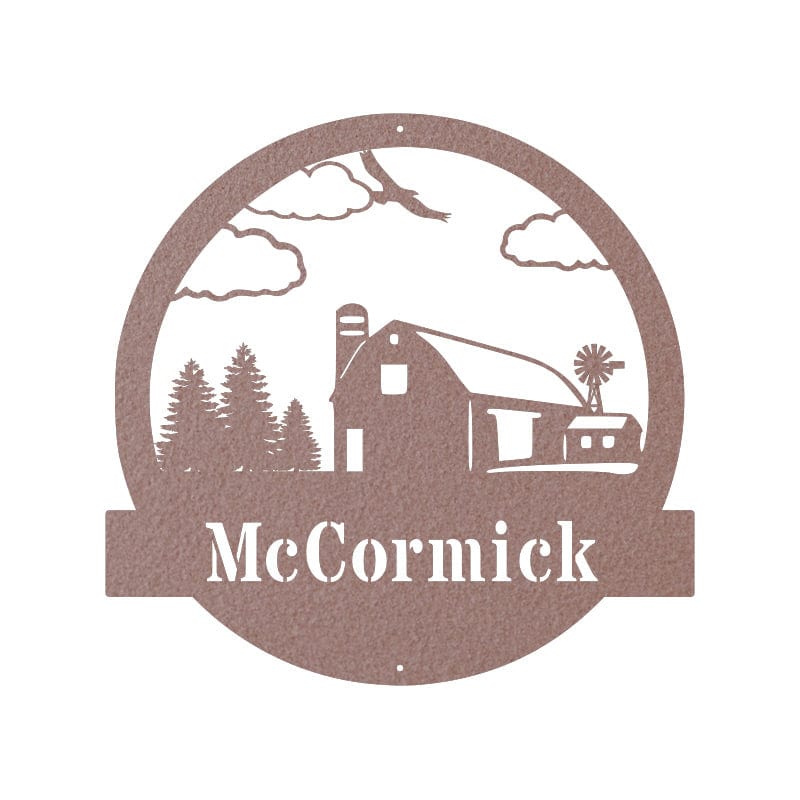 Farm Barn Monogram with