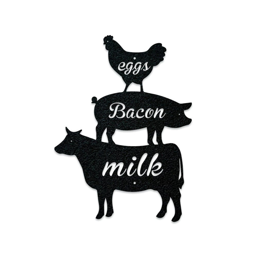 Farm Breakfast - Metal Sign