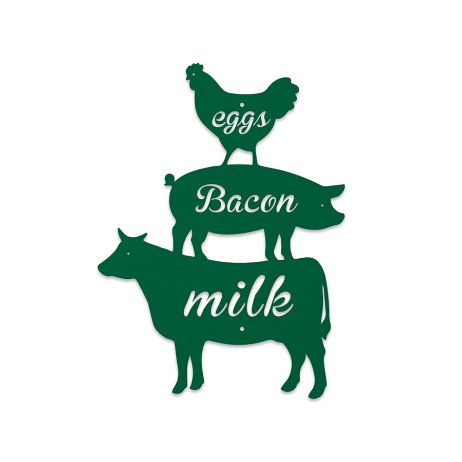 Farm Breakfast - Metal Sign