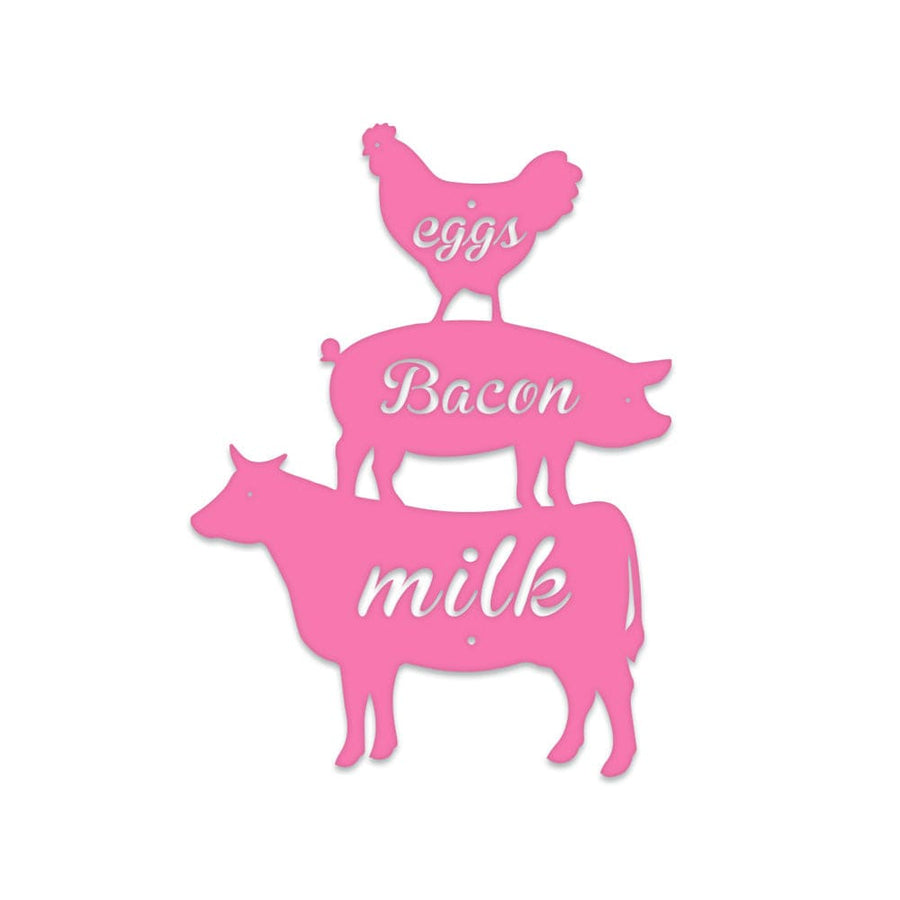 Farm Breakfast - Metal Sign