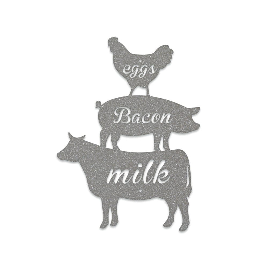 Farm Breakfast - Metal Sign