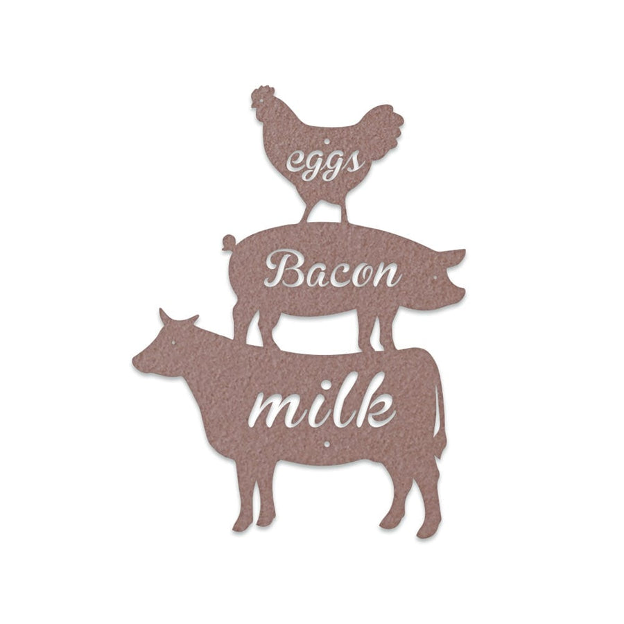 Farm Breakfast - Metal Sign