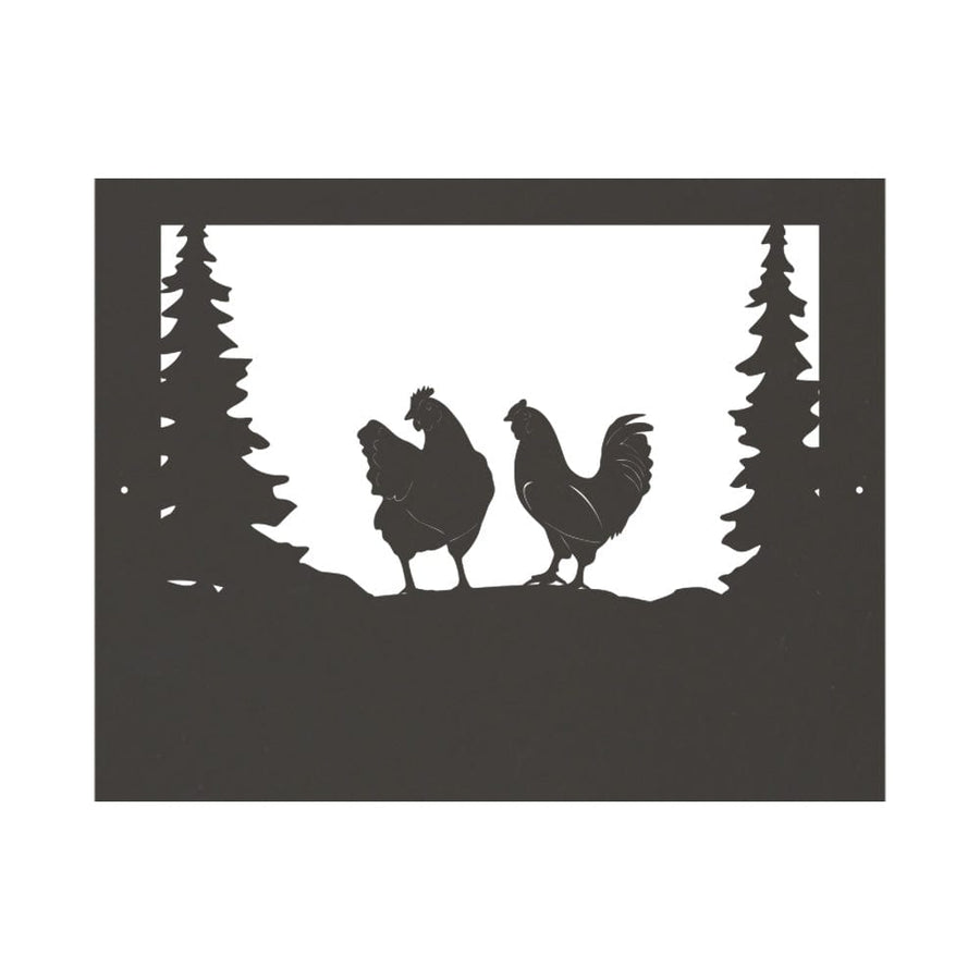 Farm Chicken Sign - Personalized Metal Wall Art | Rustic Outdoor Decor