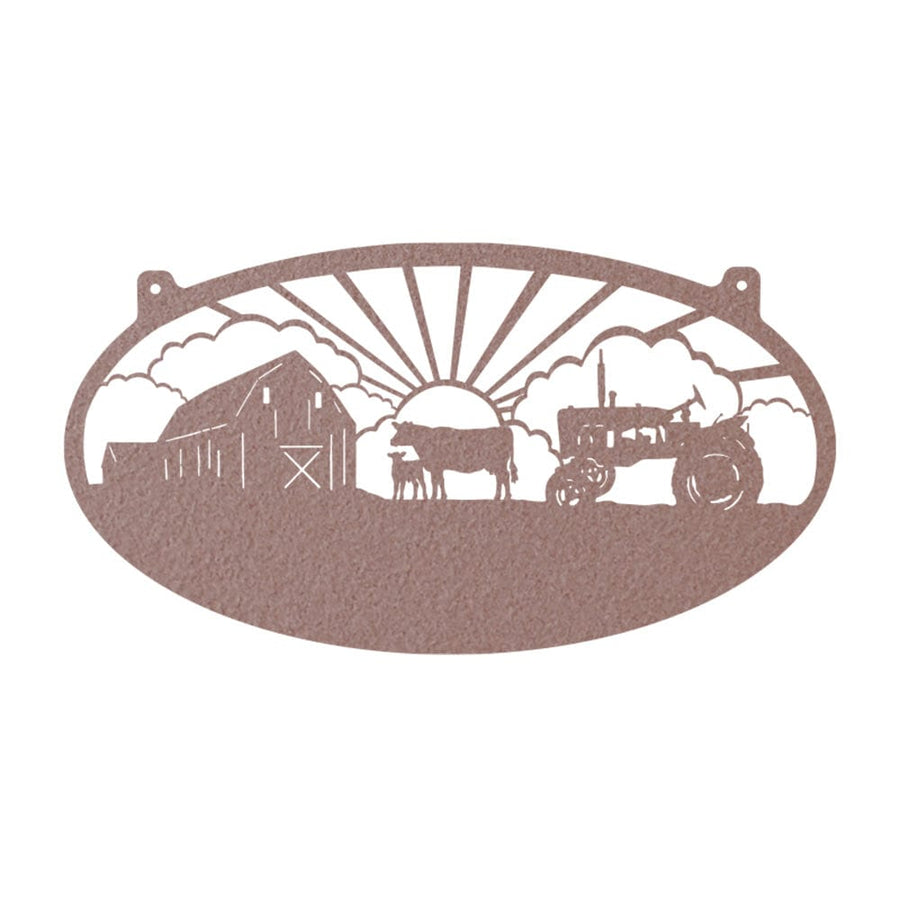 Farm Cows Oval Monogram
