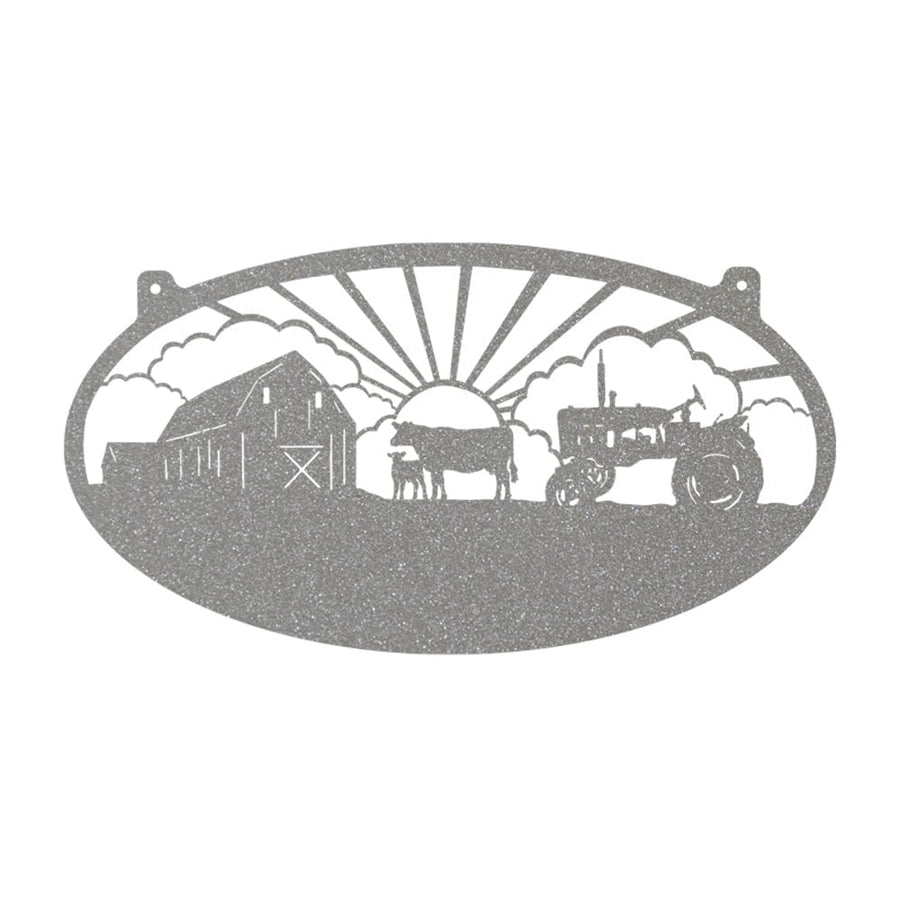 Farm Cows Oval Monogram