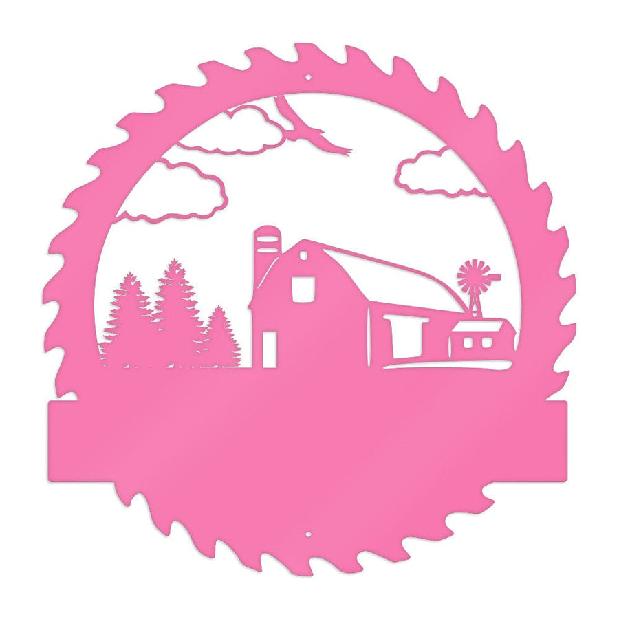 Farm Sawblade Monogram with