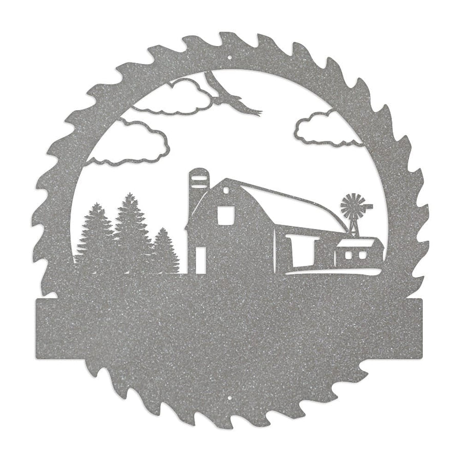 Farm Sawblade Monogram with