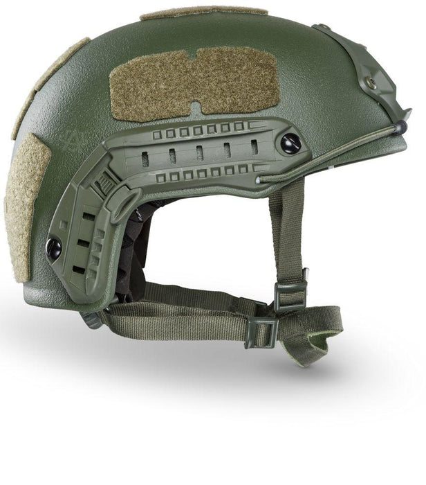 FAST High-Cut Ballistic Helmet | NIJ Level IIIA+ | Tan, Black, Green