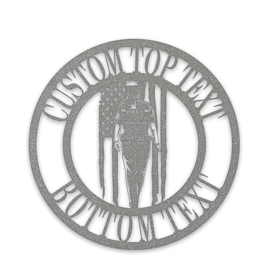 Female Police Monogram Personalized Police Gift