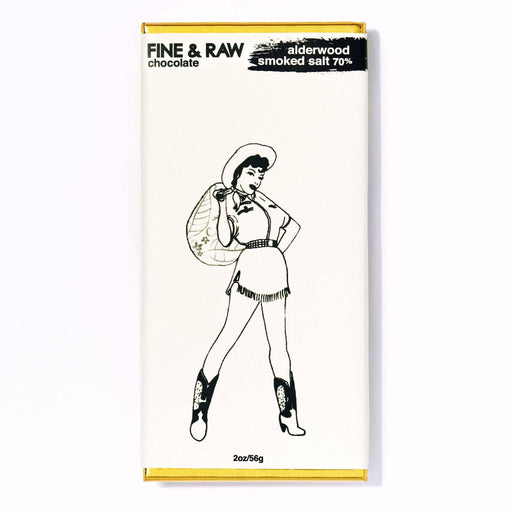 FINE & RAW chocolate - Fine and Raw Dark Chocolate Alderwood Smoked Sea Salt Bars, Organic (70% Cocoa / Cacao) - 10 Bars x 2oz - Snacks | Delivery near me in ... Farm2Me #url#