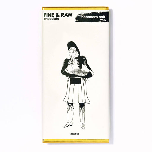 FINE & RAW chocolate - Fine and Raw Dark Chocolate & Habanero Salt Bar (70% Cocoa / Cacao), Organic, Fair Trade - 10 Bars x 2oz - Candy & Chocolate | Delivery near me in ... Farm2Me #url#