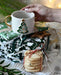 Handcrafted Christmas Tree Ceramic Coffee Mug - 10oz with Luxurious Gold Handle