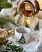 Handcrafted Christmas Tree Ceramic Coffee Mug - 10oz with Luxurious Gold Handle