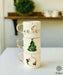 Handcrafted Christmas Tree Ceramic Coffee Mug - 10oz with Luxurious Gold Handle