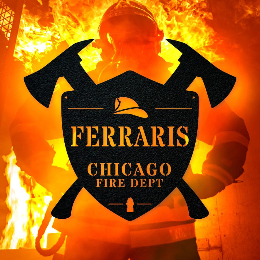 Fire Fighter Plaque