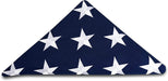 This 100% Cotton 3x5 ft American Flag, Heavy Duty Fabric, Longest Lasting, Embroidered Stars, Sewn Stripes, Brass Grommets, The Best Cotton US House Flags, This 100% Cotton 3x5 ft American Flag, Heavy Duty Fabric, The Military Gift Store, Folded Memorial Flag