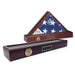 Flag and Personalized Pedestal Display Case, , The Military Gift Store, Flag And Pedestal Display Cases