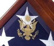 American Flag Case and Medal Display Case - Presidential. - The Military Gift Store