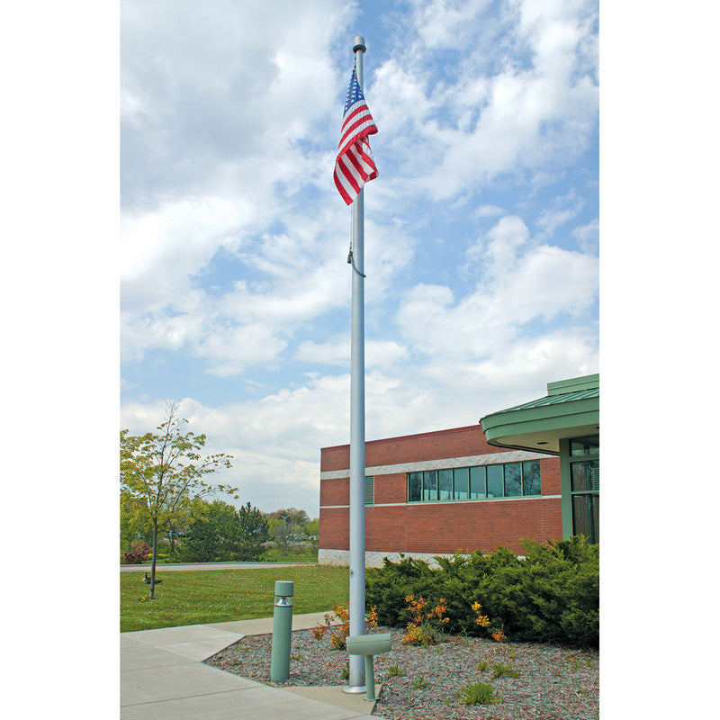 Aluminum Flagpole - Internal Rope Cam Cleat - Heavy Duty, Lifetime Warranty - Made in USA