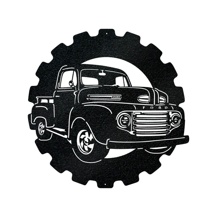 Ford Classic Truck - Metal Car Collection Sign