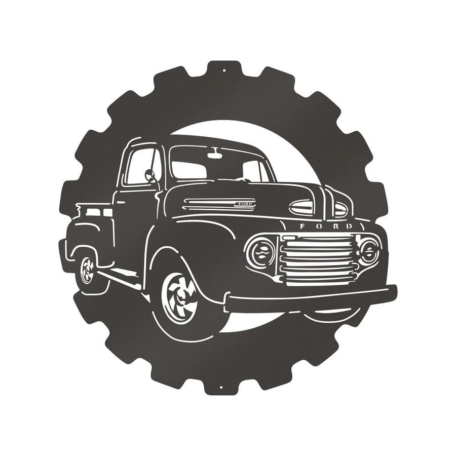 Ford Classic Truck - Metal Car Collection Sign