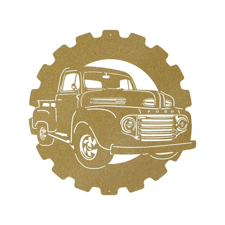 Ford Classic Truck - Metal Car Collection Sign