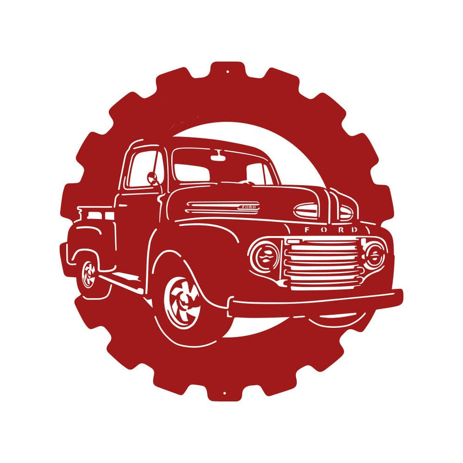 Ford Classic Truck - Metal Car Collection Sign