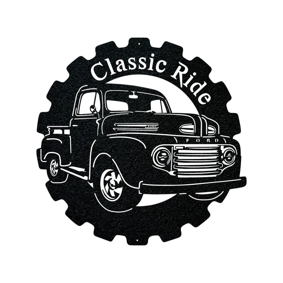 Ford Classic Truck - Metal Car Collection Sign