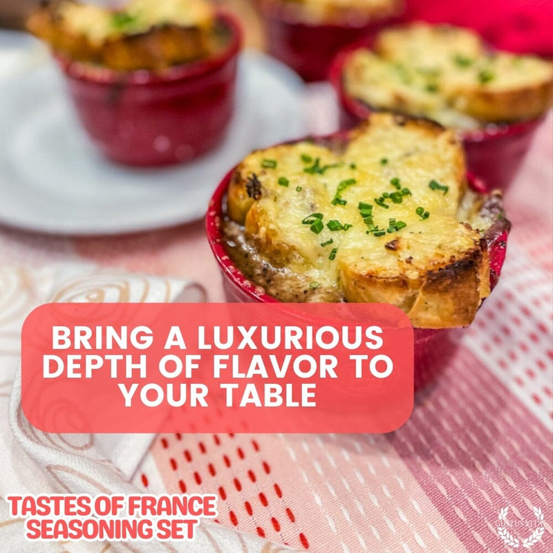 French Seasoning Gift Set - Tastes of France - Artisanal Spice Blends Six Pack Collections & Gift Sets Gustus Vitae