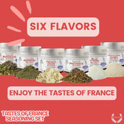 French Seasoning Gift Set - Tastes of France - Artisanal Spice Blends Six Pack Collections & Gift Sets Gustus Vitae
