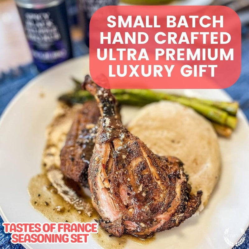 French Seasoning Gift Set - Tastes of France - Artisanal Spice Blends Six Pack Collections & Gift Sets Gustus Vitae