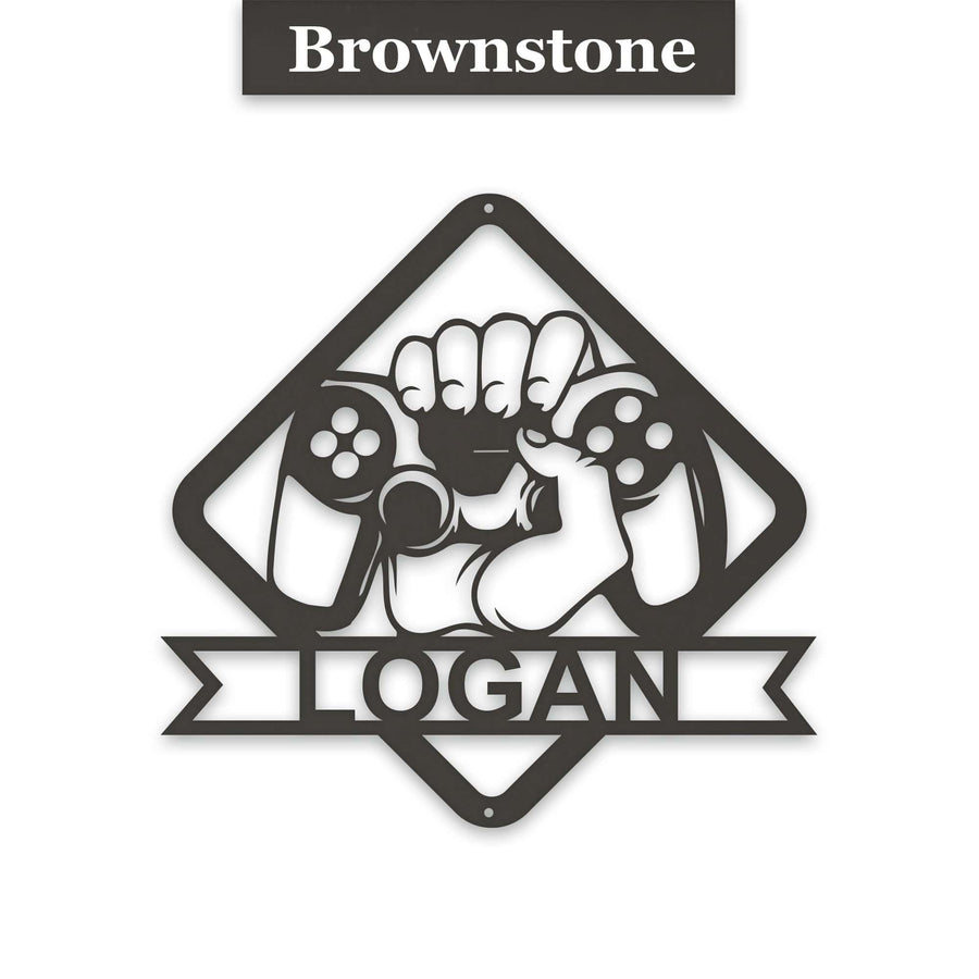Game Controller Metal Sign