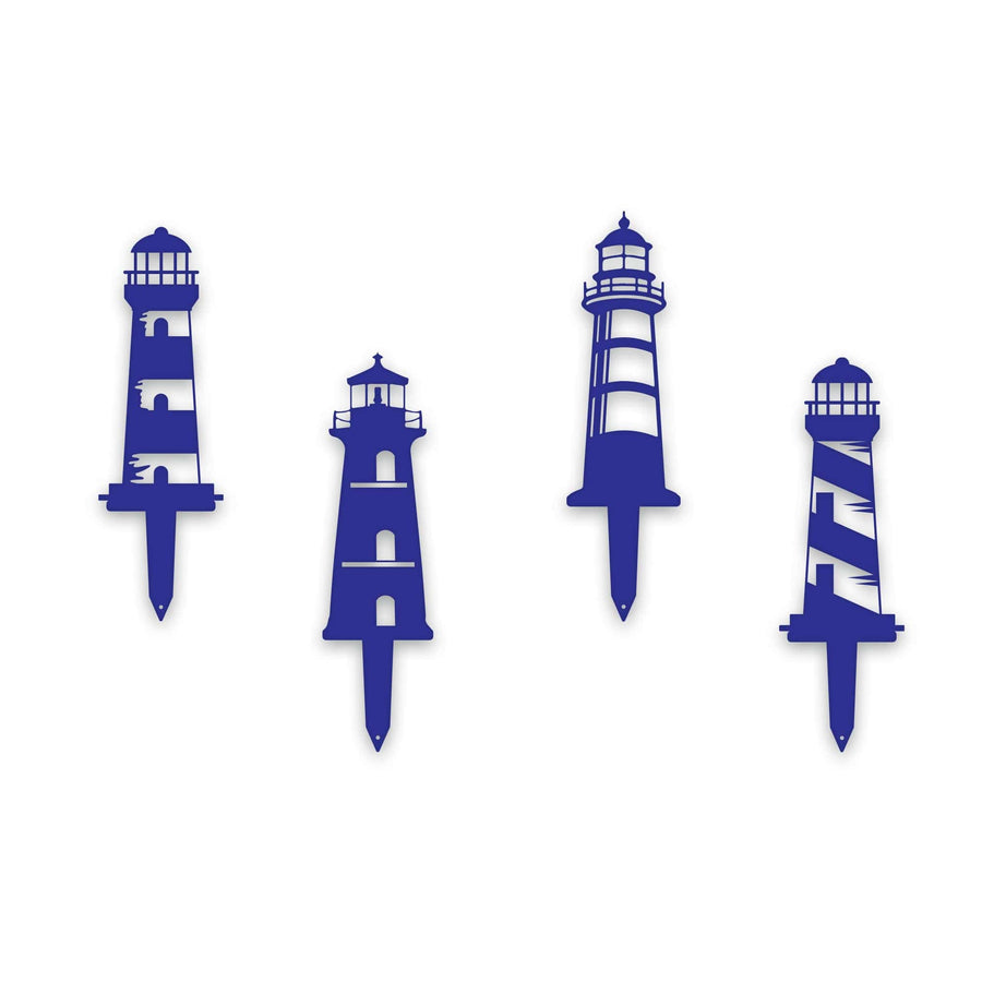 Garden Stake Set of 4 Lighthouses