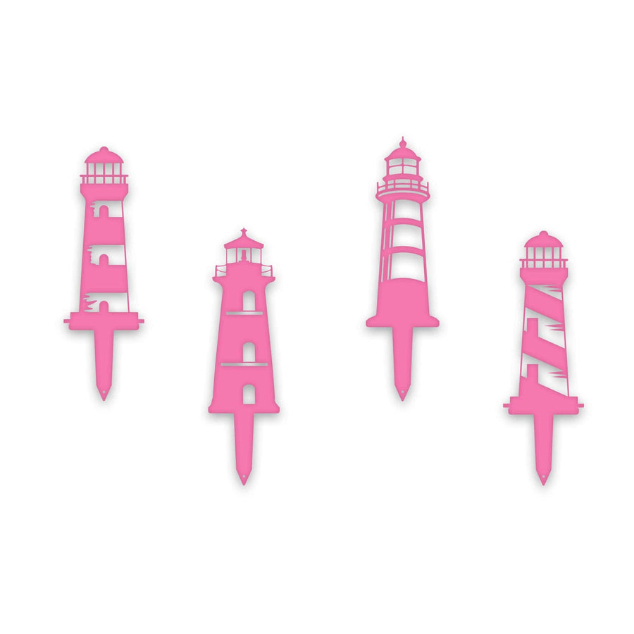 Garden Stake Set of 4 Lighthouses