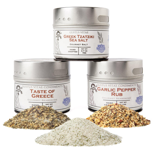 Garlic Lovers Collection - 3 Tins Collections & Gift Sets Gustus Vitae