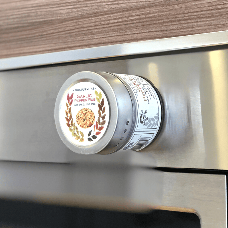 Garlic Pepper Rub Gourmet Seasonings Gustus Vitae