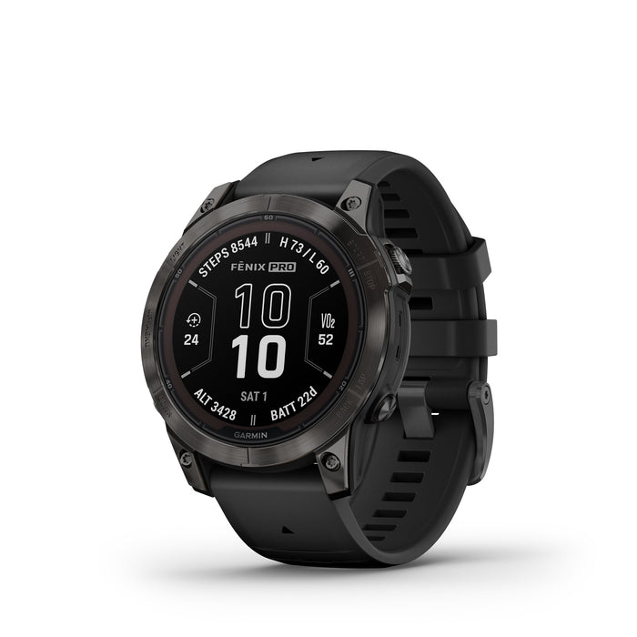 Garmin Fenix 7 Pro Sapphire Solar | Solar Powered Smartwatch w/ ECG