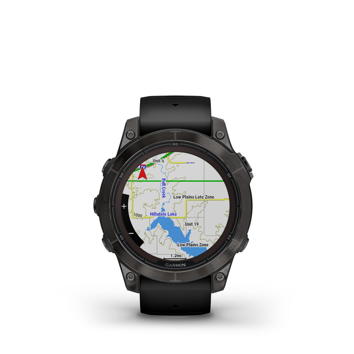 Garmin Fenix 7 Pro Sapphire Solar | Solar Powered Smartwatch w/ ECG