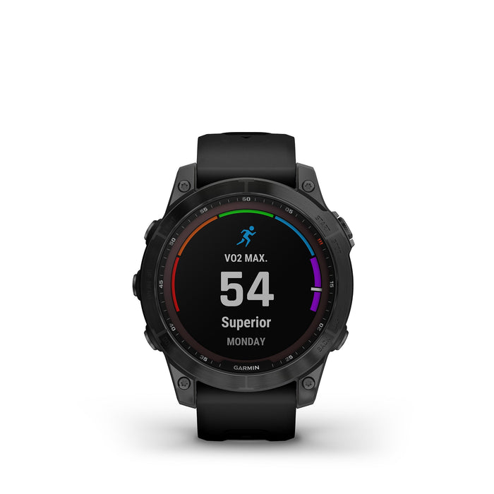 Garmin Fenix 7 Sapphire Solar | Solar Powered Smartwatch w/ Health Features