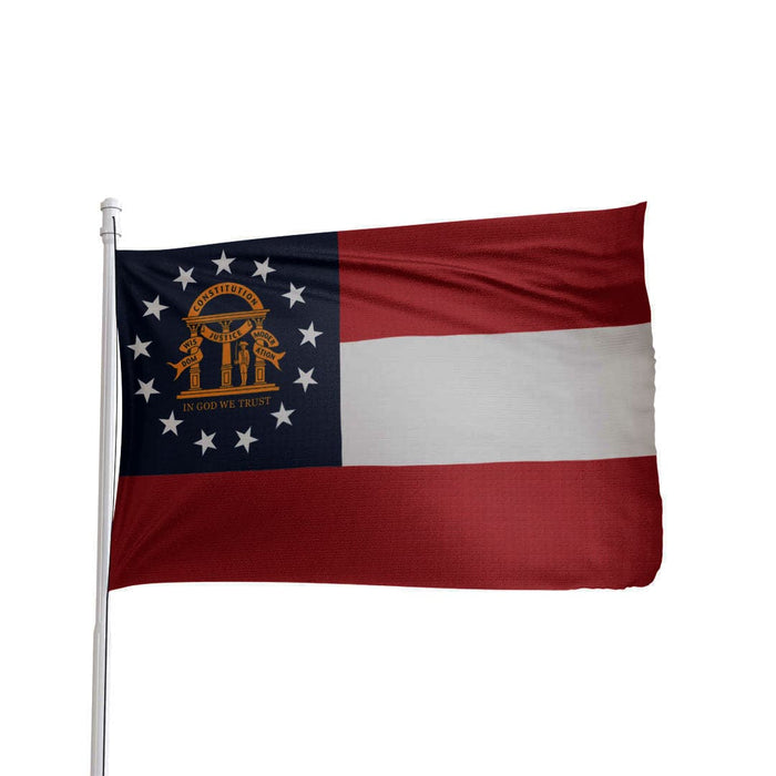 Georgia State Flag 3x5 - Durable Nylon American Made Outdoor Flag