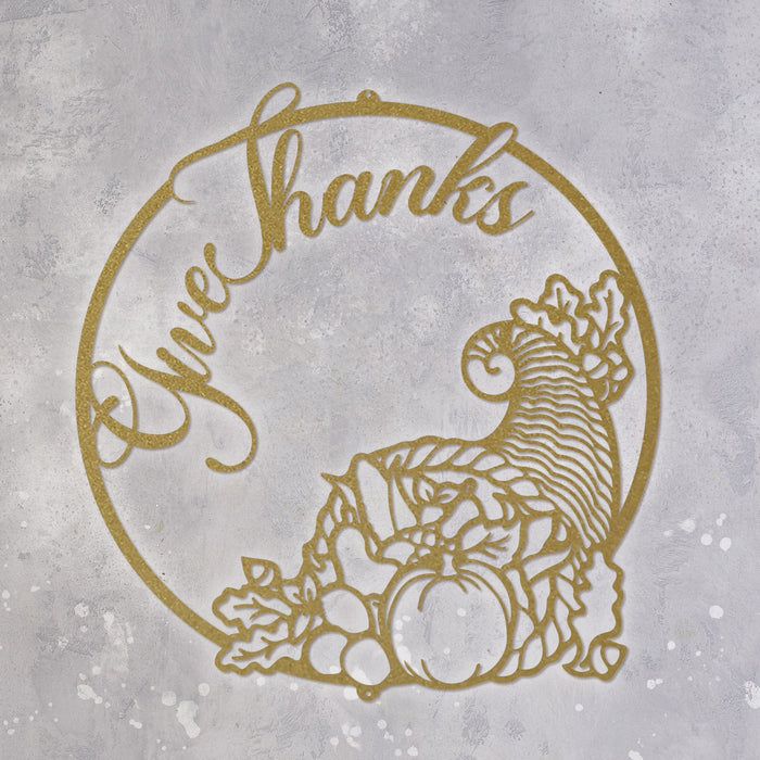 Give Thanks Cornucopia
