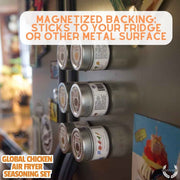 Global Chicken Air Fryer Seasoning Set - Artisanal Spice Blends Six Pack Collections & Gift Sets Gustus Vitae