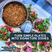 Global Foodie Favorites | World-Spanning 6 Pack Collection | Authentic Gourmet Seasonings and Spice Blends Collections & Gift Sets Gustus Vitae