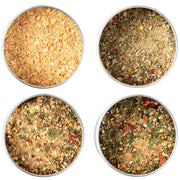 Global Gourmet BBQ Collection - 4 Pack Gourmet Seasonings Gustus Vitae