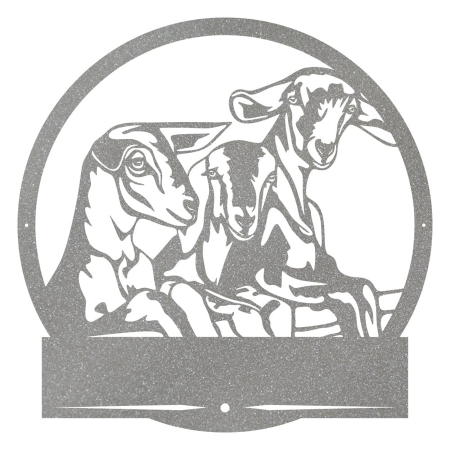 Goats on a Fence Monogram