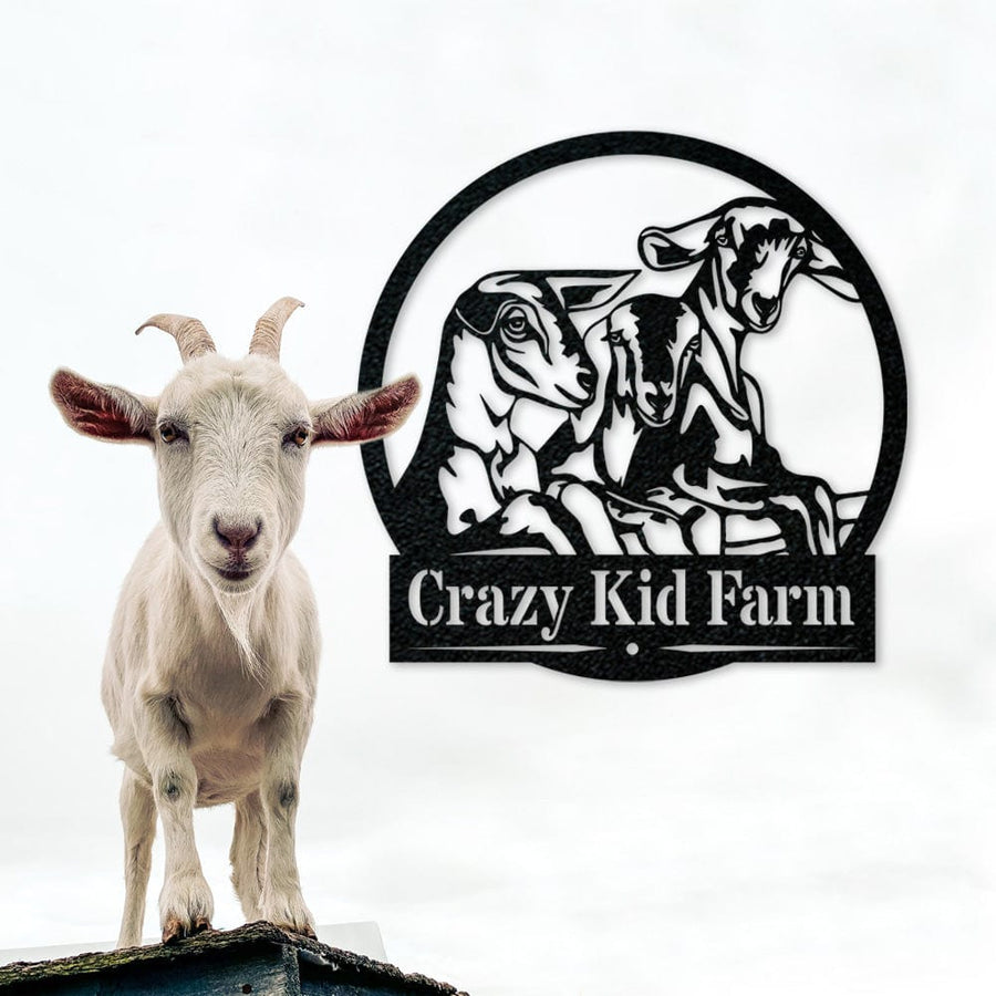 Goats on a Fence Monogram